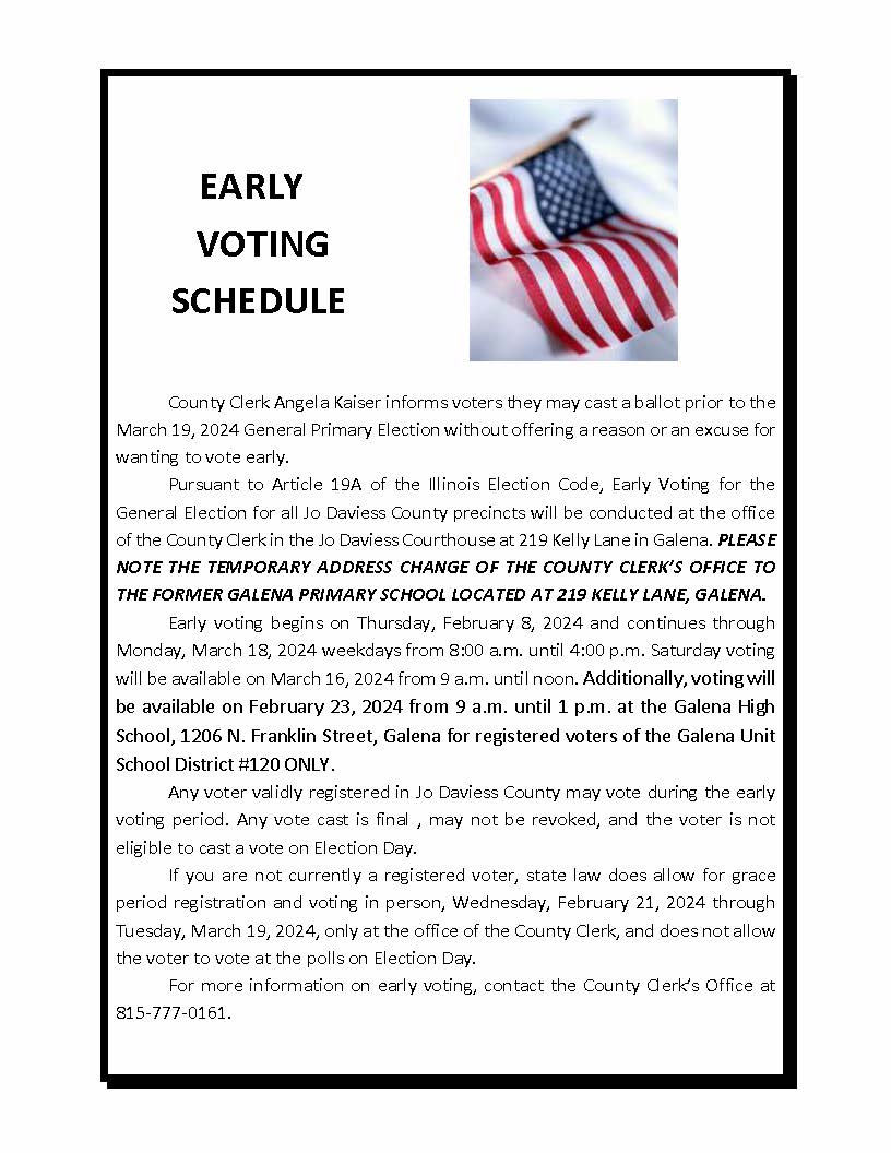 Early Voting Notice